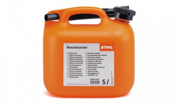 Kanister na benzín - 5 l, oranžový